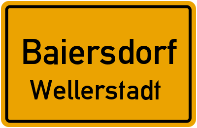 Straßenverzeichnis Baiersdorf Wellerstadt