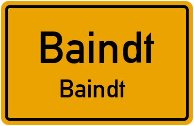 Straßenverzeichnis Baindt Baindt