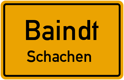 Straßenverzeichnis Baindt Schachen