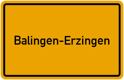 Branchenbuch Balingen-Erzingen, Baden-Württemberg