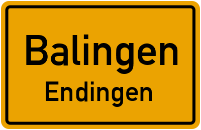 Straßenverzeichnis Balingen Endingen
