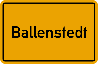 Ballenstedt in Sachsen-Anhalt