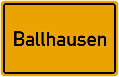 Ballhausen in Thüringen