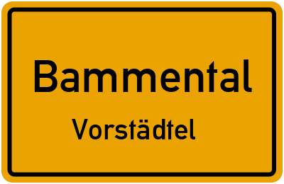 Straßenverzeichnis Bammental Vorstädtel