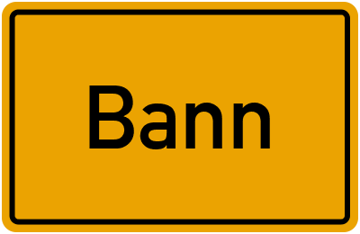 Bann in Rheinland-Pfalz
