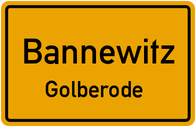 Straßenverzeichnis Bannewitz Golberode