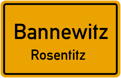 Straßenverzeichnis Bannewitz Rosentitz