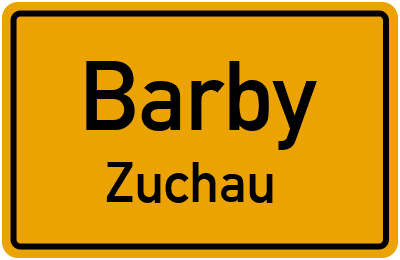 Straßenverzeichnis Barby Zuchau