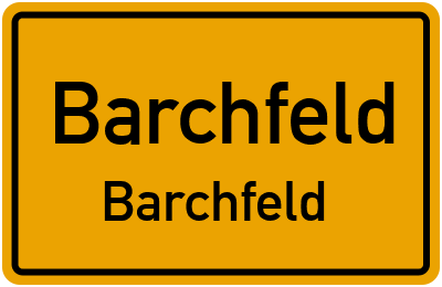Straßenverzeichnis Barchfeld Barchfeld