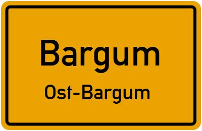 Straßenverzeichnis Bargum Ost-Bargum