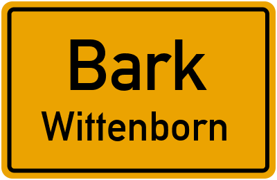 Straßenverzeichnis Bark Wittenborn