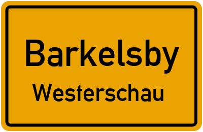 Straßenverzeichnis Barkelsby Westerschau