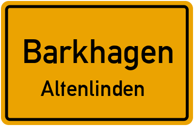 Straßenverzeichnis Barkhagen Altenlinden