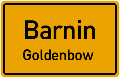 Straßenverzeichnis Barnin Goldenbow