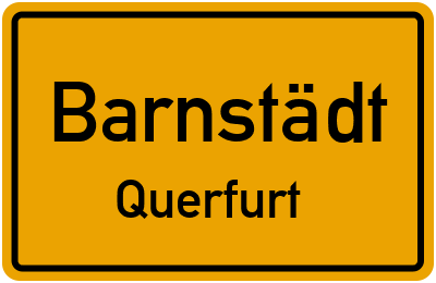 Straßenverzeichnis Barnstädt Querfurt