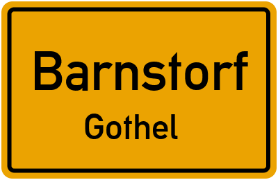 Straßenverzeichnis Barnstorf Gothel