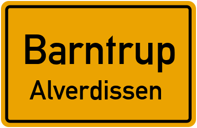 Straßenverzeichnis Barntrup Alverdissen