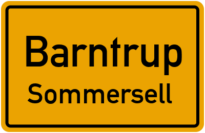Straßenverzeichnis Barntrup Sommersell