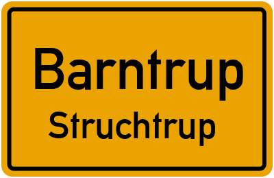 Straßenverzeichnis Barntrup Struchtrup