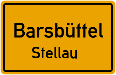 Ortsschild Barsbüttel Stellau