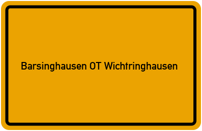 Branchenbuch Barsinghausen OT Wichtringhausen, Niedersachsen