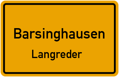 Straßenverzeichnis Barsinghausen Langreder