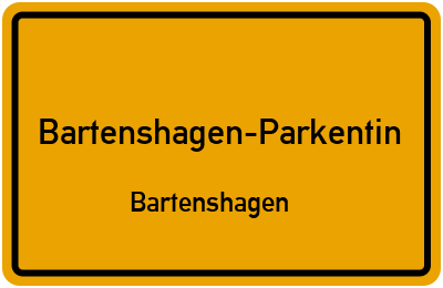 Straßenverzeichnis Bartenshagen-Parkentin Bartenshagen