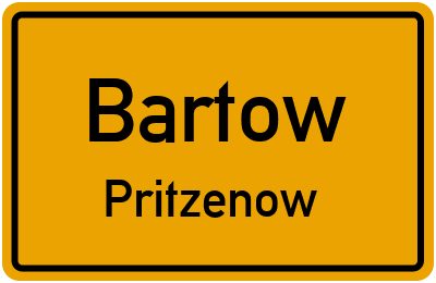 Straßenverzeichnis Bartow Pritzenow