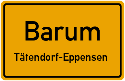 Straßenverzeichnis Barum Tätendorf-Eppensen