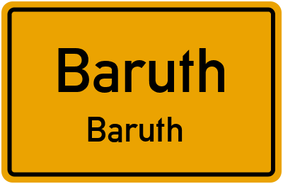 Straßenverzeichnis Baruth Baruth
