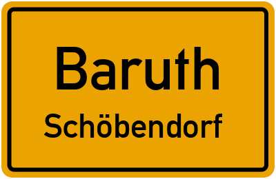 Straßenverzeichnis Baruth Schöbendorf