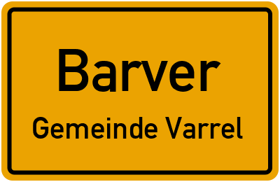 Straßenverzeichnis Barver Gemeinde Varrel