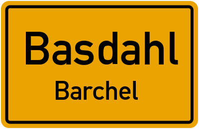Straßenverzeichnis Basdahl Barchel