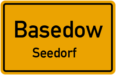 Straßenverzeichnis Basedow Seedorf