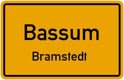 Straßenverzeichnis Bassum Bramstedt