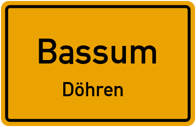 Straßenverzeichnis Bassum Döhren