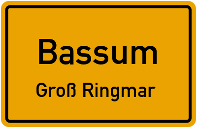 Straßenverzeichnis Bassum Groß Ringmar