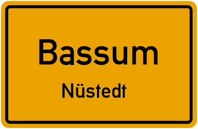 Straßenverzeichnis Bassum Nüstedt