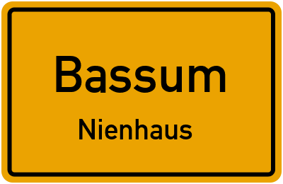 Straßenverzeichnis Bassum Nienhaus