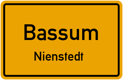 Straßenverzeichnis Bassum Nienstedt