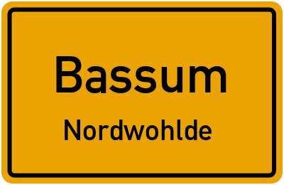 Straßenverzeichnis Bassum Nordwohlde