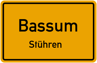 Straßenverzeichnis Bassum Stühren