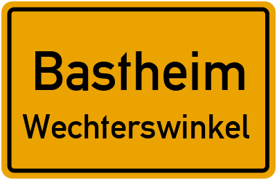 Straßenverzeichnis Bastheim Wechterswinkel