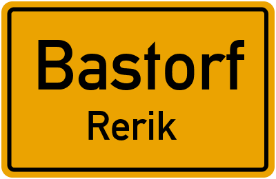 Straßenverzeichnis Bastorf Rerik