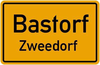 Straßenverzeichnis Bastorf Zweedorf