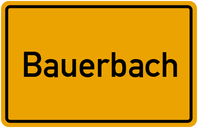 Bauerbach in Thüringen