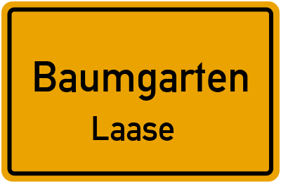 Straßenverzeichnis Baumgarten Laase