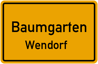 Straßenverzeichnis Baumgarten Wendorf