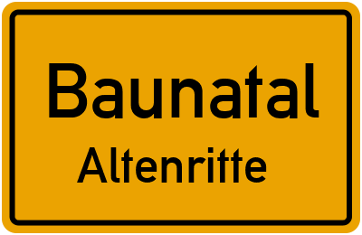 Straßenverzeichnis Baunatal Altenritte