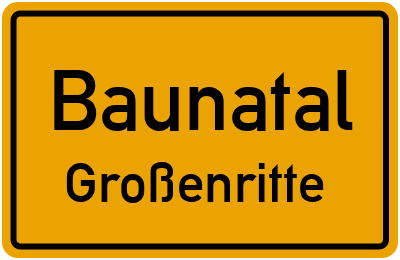 Straßenverzeichnis Baunatal Großenritte